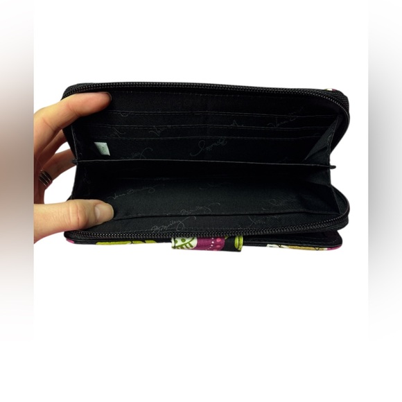Vera Bradley Turn Lock Wallet Clutch "Pirouette Pink" Retired Pattern NWOT! - Picture 5 of 7
